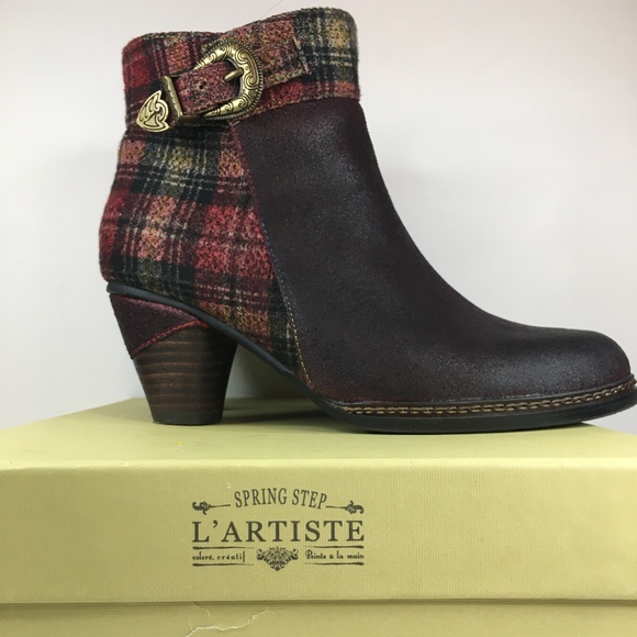 L`Artiste by Spring Step Women's Leather Booties SCOTTALA L`Artiste by Spring Step Women's Leather Booties SCOTTALA